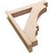 Ekena Millwork 6-in W x 32-in D x 38-in H Balboa Block Rough Cedar Woodgrain TimberThane Outlooker, Primed Tan OUTUR060X32X38BOA44RCPR - alternate 6